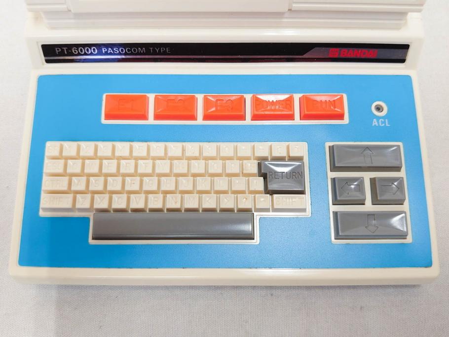 昭和レトロ　当時物　バンダイ　BANDAI　機動戦士ガンダム　フォーメーション　ポータブルゲーム　ゲーム機2点セット(GUNDAM、FORMATION、LSI PASOCOM TYPE PT-6000、PORTABLE GAME、FL MOBILE SUIT、RX-78、モビルスーツ、箱付き)(R-075473)