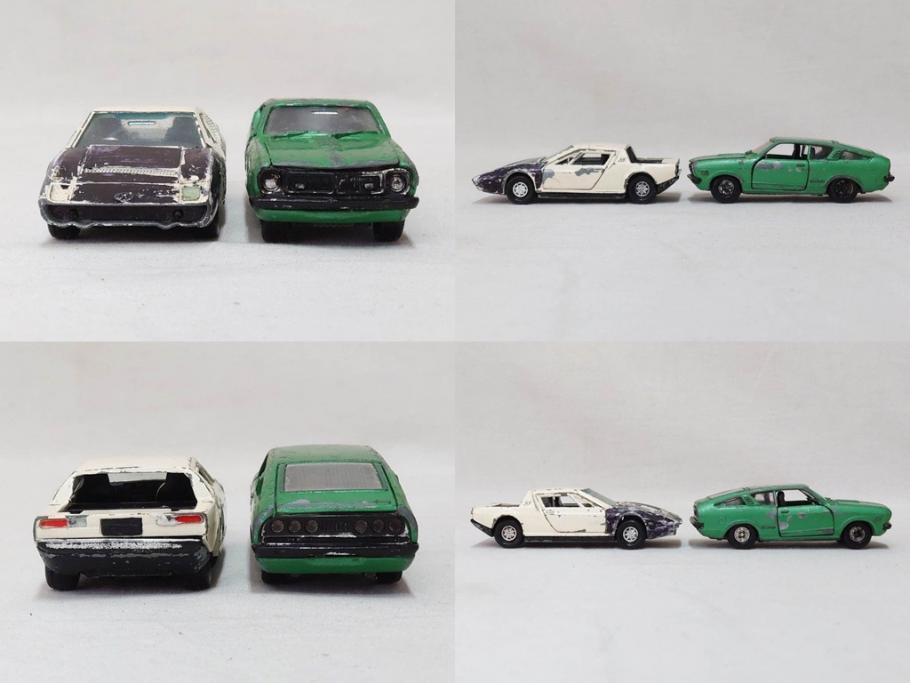 当時物　YONEZAWA TOYS　ASAHI TOYS　アサヒ玩具　DIAPET　ダイヤペット　MODEL PET　モデルペット　自動車　ミニカー　まとめて20点セット(おもちゃ、オモチャ、パトカー、はとバス、タクシー、郵便トラック、TOYOTA、トヨタ、NISSAN、日産、HONDA、ISUZU、MITSUBISHI、三菱、NO.2、6、鉄道シリーズ、電車、フォークリフト)(R-075474)