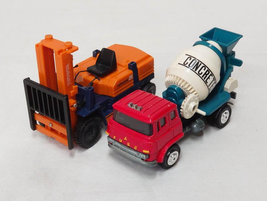 当時物　YONEZAWA TOYS　ASAHI TOYS　アサヒ玩具　DIAPET　ダイヤペット　MODEL PET　モデルペット　自動車　ミニカー　まとめて20点セット(おもちゃ、オモチャ、パトカー、はとバス、タクシー、郵便トラック、TOYOTA、トヨタ、NISSAN、日産、HONDA、ISUZU、MITSUBISHI、三菱、NO.2、6、鉄道シリーズ、電車、フォークリフト)(R-075474)