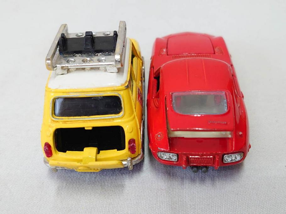 当時物　TOMICA トミカ　DANDY ダンディ　自動車　ミニカー　まとめて19点セット(玩具、おもちゃ、オモチャ、消防車、タンクローリー、Shell、はとバス、キャンピングカー、トラック、清掃事業、NHK、TOYOTA、トヨタ、HINO、ISUZU、MITSUBISHI、三菱)(R-075475)
