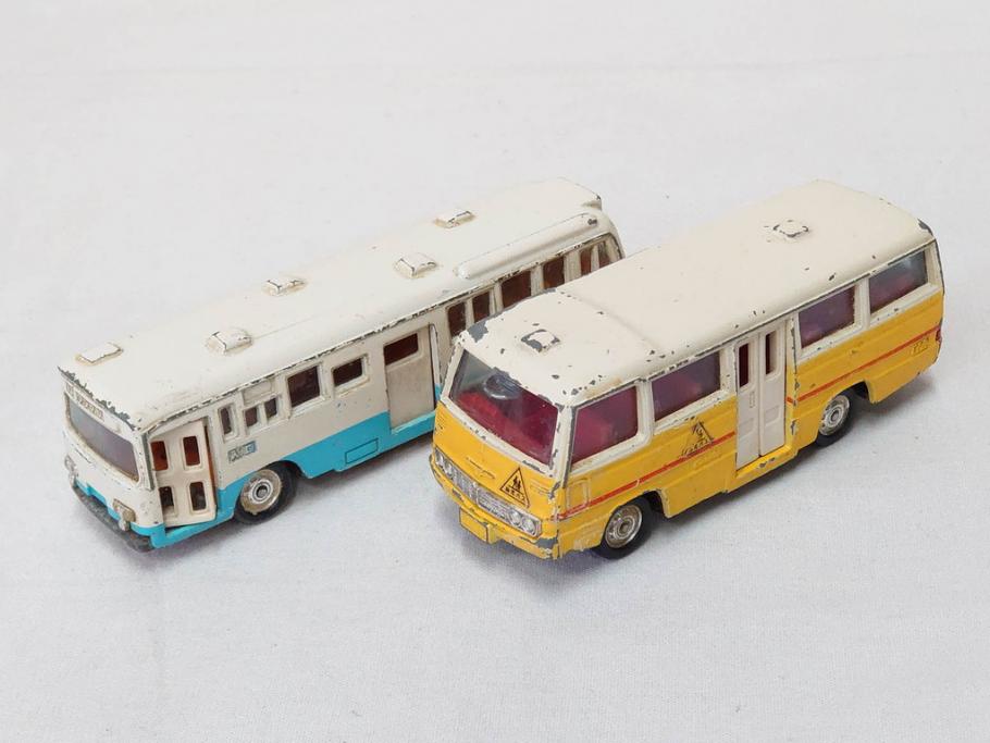 当時物　TOMICA トミカ　DANDY ダンディ　自動車　ミニカー　まとめて19点セット(玩具、おもちゃ、オモチャ、消防車、タンクローリー、Shell、はとバス、キャンピングカー、トラック、清掃事業、NHK、TOYOTA、トヨタ、HINO、ISUZU、MITSUBISHI、三菱)(R-075475)