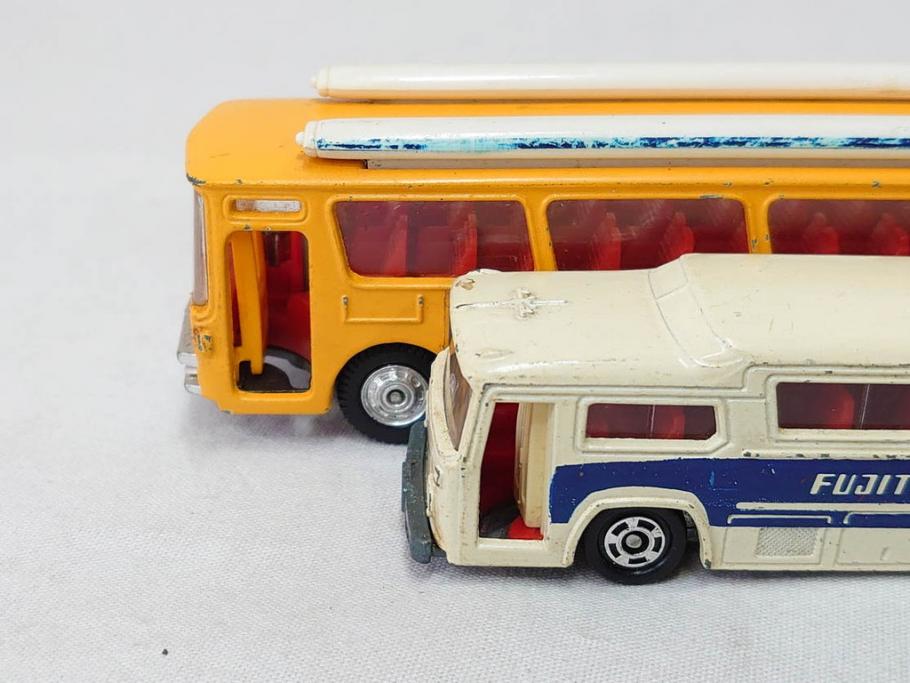 当時物　TOMICA トミカ　DANDY ダンディ　自動車　ミニカー　まとめて19点セット(玩具、おもちゃ、オモチャ、消防車、タンクローリー、Shell、はとバス、キャンピングカー、トラック、清掃事業、NHK、TOYOTA、トヨタ、HINO、ISUZU、MITSUBISHI、三菱)(R-075475)