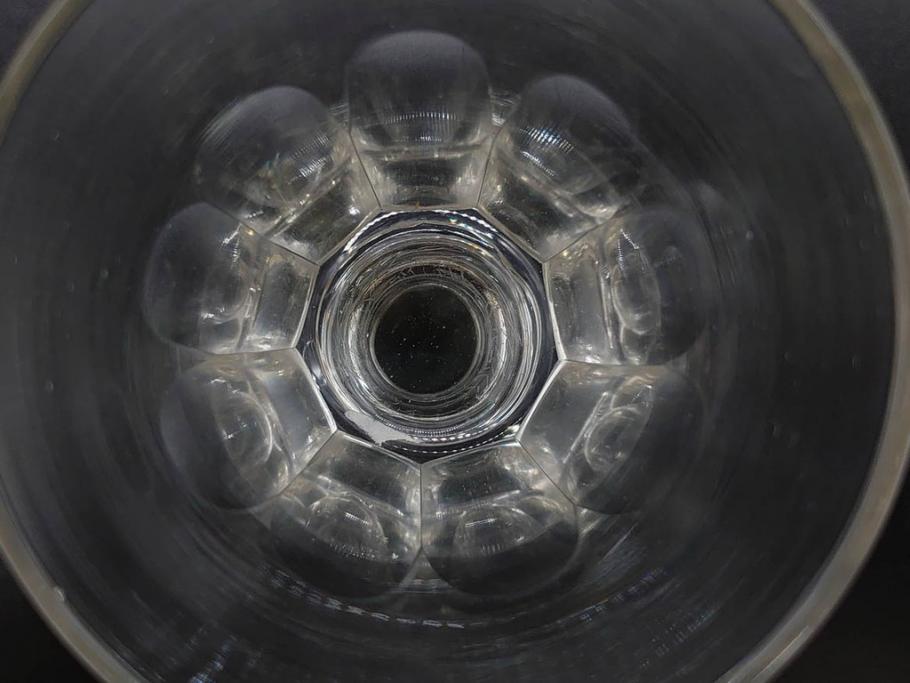 明治〜大正時代　レトロな雰囲気が魅力のリキュールグラス5客セット(古グラス、和ガラス、酒器、硝子、ショット、酒杯、高台)(R-075532)