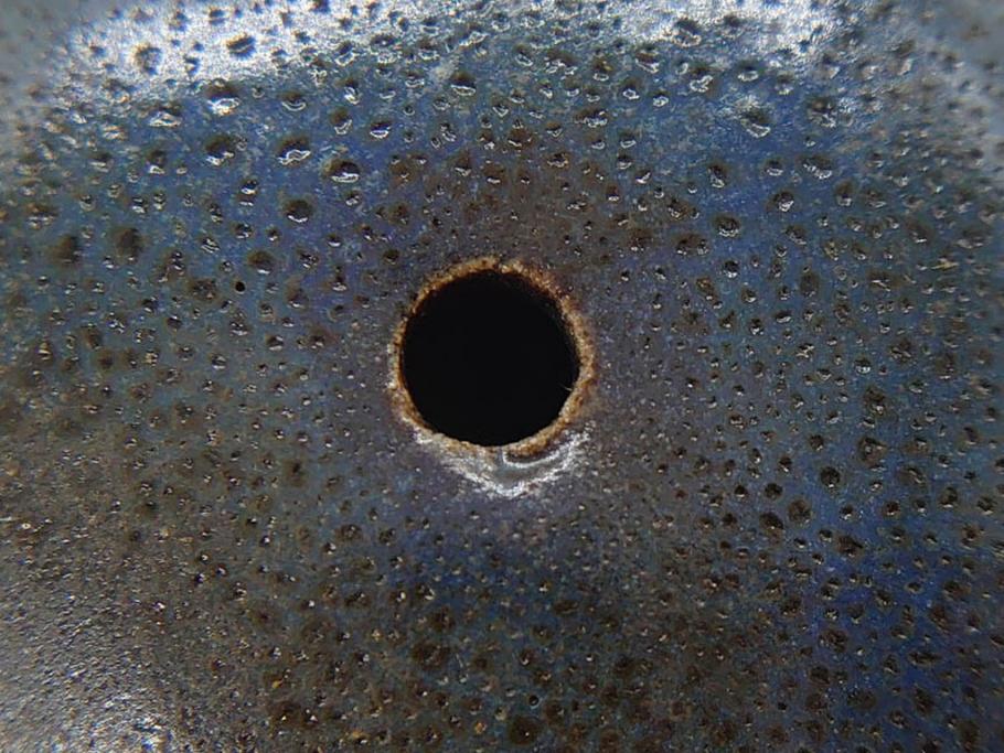 Gerd Knapper　ゲルト クナッパー　細やかな意匠が施された品のある佇まいが美しい水滴&ぐい呑み(書道具、酒器、和食器、共箱付き)(R-075534)