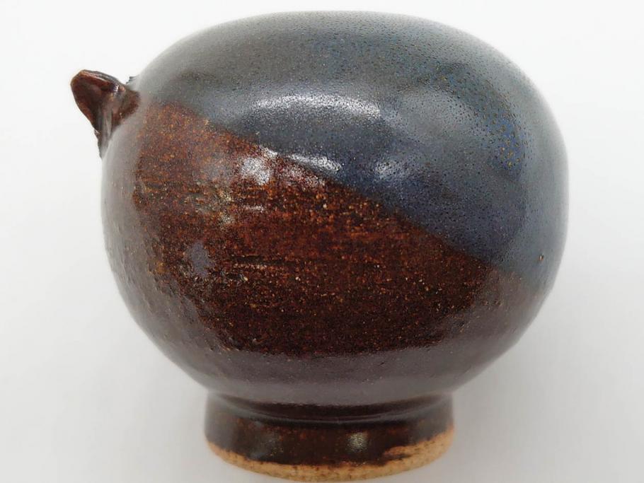 Gerd Knapper　ゲルト クナッパー　細やかな意匠が施された品のある佇まいが美しい水滴&ぐい呑み(書道具、酒器、和食器、共箱付き)(R-075534)