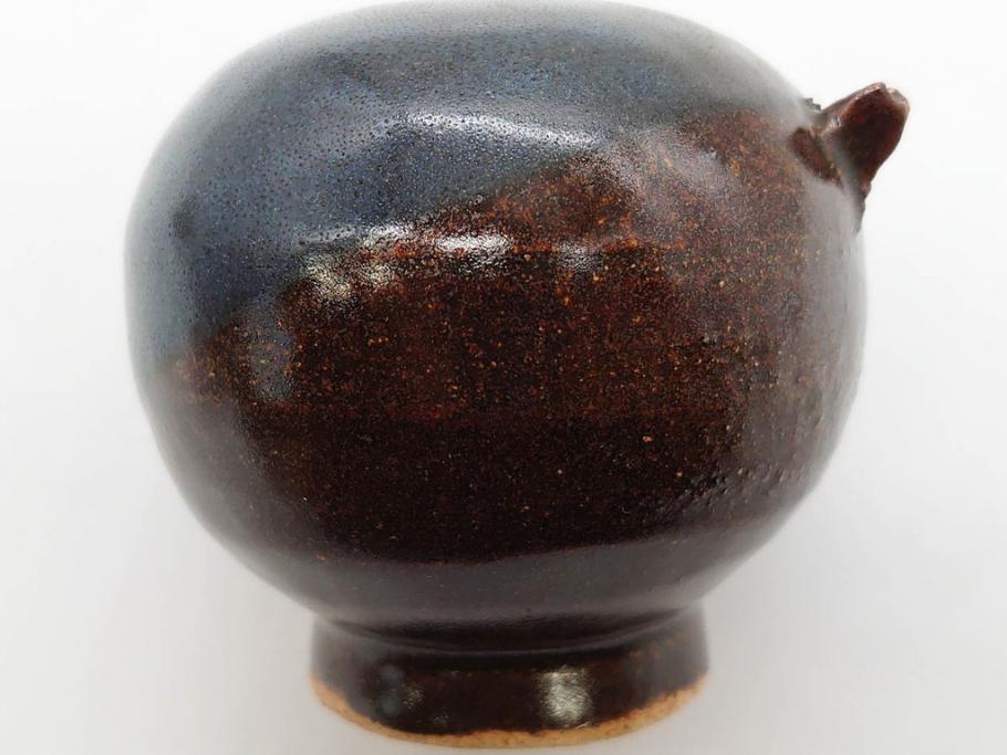 Gerd Knapper　ゲルト クナッパー　細やかな意匠が施された品のある佇まいが美しい水滴&ぐい呑み(書道具、酒器、和食器、共箱付き)(R-075534)