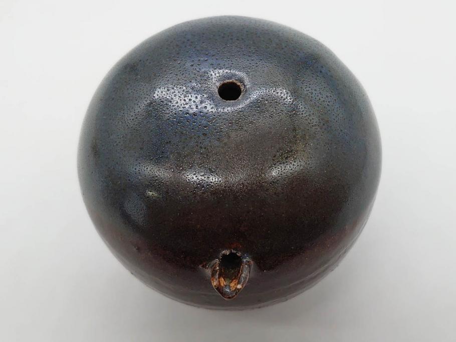 Gerd Knapper　ゲルト クナッパー　細やかな意匠が施された品のある佇まいが美しい水滴&ぐい呑み(書道具、酒器、和食器、共箱付き)(R-075534)
