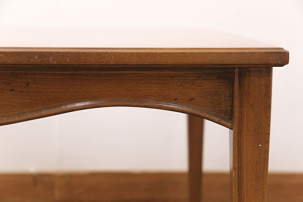 中古　美品　イタリア製　メデア(Medea)　美しい木目が目を惹くエレガントなセンターテーブル「ART771」(定価約25万円)(ローテーブル、コーヒーテーブル)(R-051885)