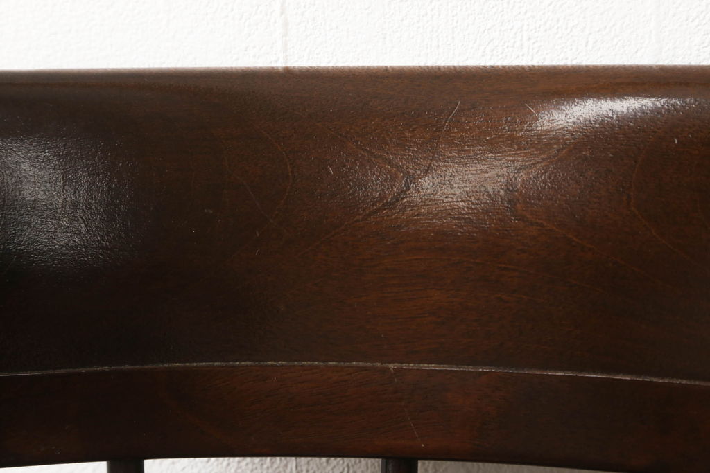 中古　美品　松本民芸家具　#91型　落ち着きのある大人カフェ風インテリアが叶うキャプテンチェア(アームチェア、板座チェア、椅子、ダイニングチェア)(R-058547)