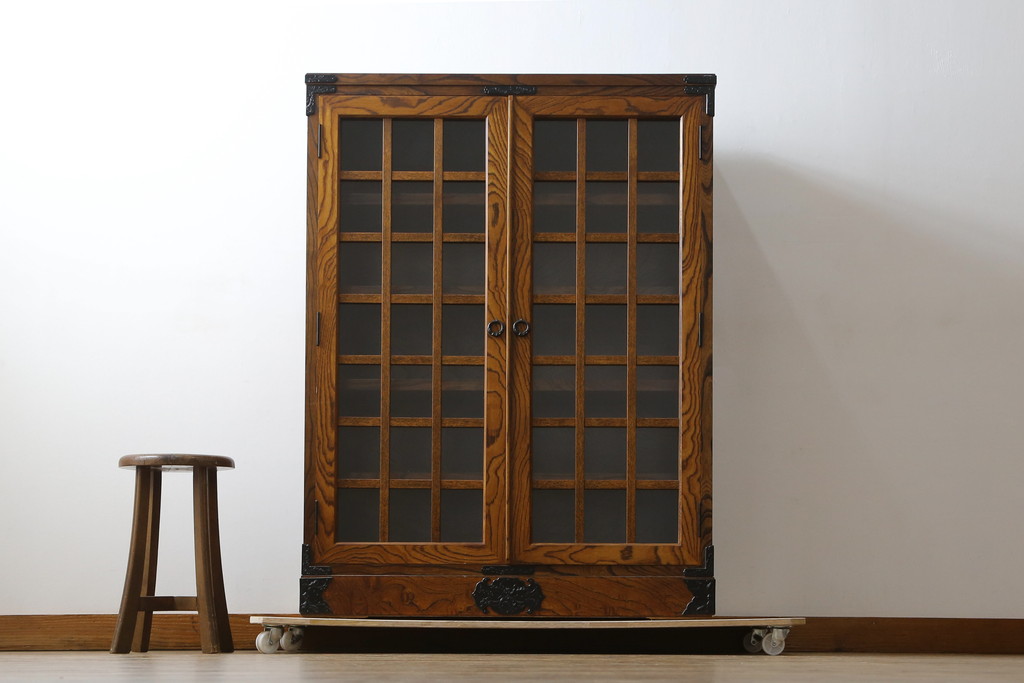 中古 特注!! 岩谷堂箪笥 格子扉 和モダンテイストのお部屋づくり 中古 特注!! 岩谷堂箪笥 格子扉 和モダンテイストのお部屋づくり