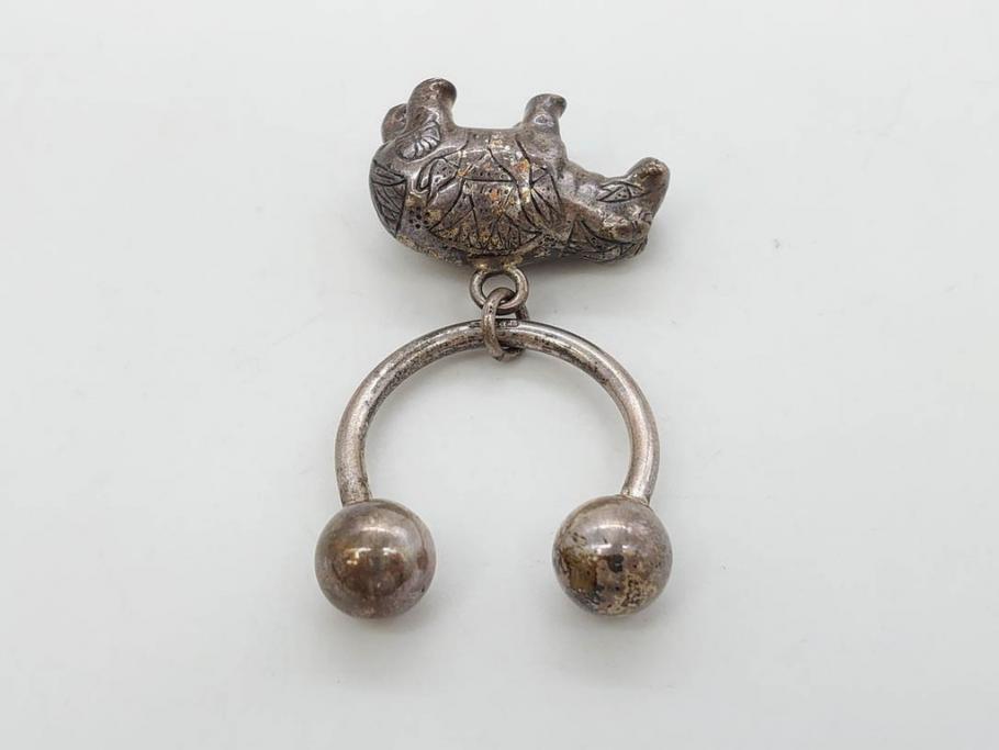 メトロポリタン美術館　MMA　青いカバ　ウィリアム　STERLING　キーホルダー　カフス　ネックレス　アクセサリーなど16点セット(ミュージアムグッズ、エジプト、動物、アニマル、キーリング、ブローチ、ブックマーク)(R-081479)