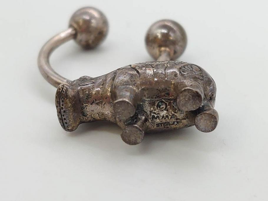 メトロポリタン美術館　MMA　青いカバ　ウィリアム　STERLING　キーホルダー　カフス　ネックレス　アクセサリーなど16点セット(ミュージアムグッズ、エジプト、動物、アニマル、キーリング、ブローチ、ブックマーク)(R-081479)