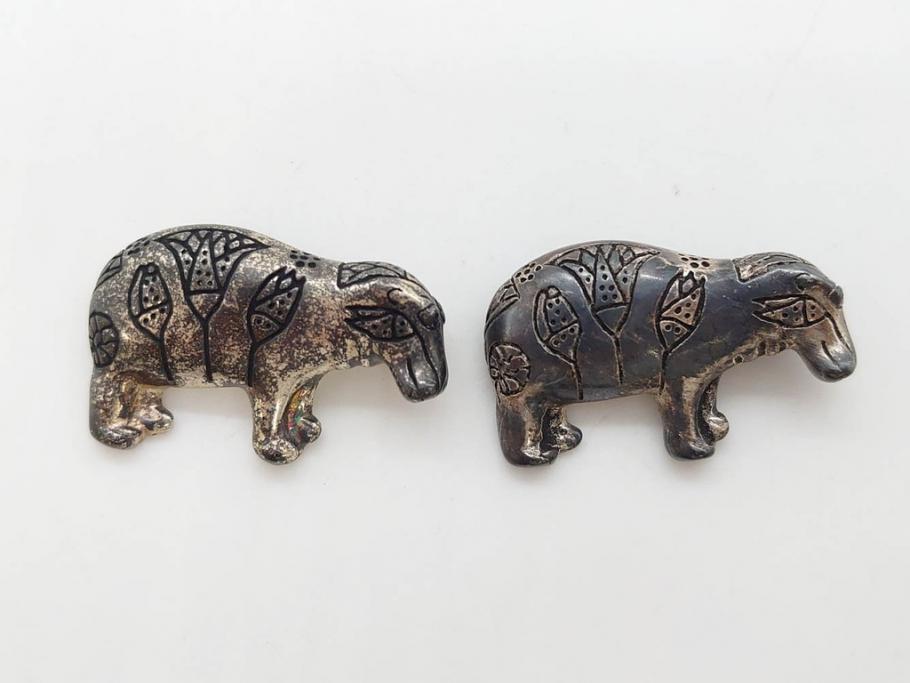 メトロポリタン美術館　MMA　青いカバ　ウィリアム　STERLING　キーホルダー　カフス　ネックレス　アクセサリーなど16点セット(ミュージアムグッズ、エジプト、動物、アニマル、キーリング、ブローチ、ブックマーク)(R-081479)