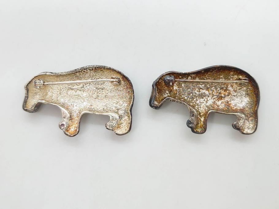 メトロポリタン美術館　MMA　青いカバ　ウィリアム　STERLING　キーホルダー　カフス　ネックレス　アクセサリーなど16点セット(ミュージアムグッズ、エジプト、動物、アニマル、キーリング、ブローチ、ブックマーク)(R-081479)
