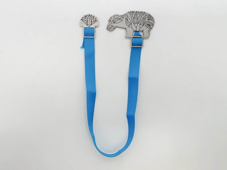 メトロポリタン美術館　MMA　青いカバ　ウィリアム　STERLING　キーホルダー　カフス　ネックレス　アクセサリーなど16点セット(ミュージアムグッズ、エジプト、動物、アニマル、キーリング、ブローチ、ブックマーク)(R-081479)