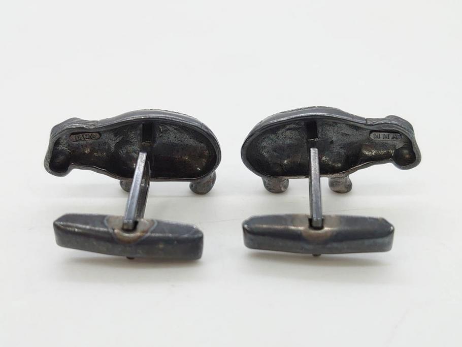 メトロポリタン美術館　MMA　青いカバ　ウィリアム　STERLING　キーホルダー　カフス　ネックレス　アクセサリーなど16点セット(ミュージアムグッズ、エジプト、動物、アニマル、キーリング、ブローチ、ブックマーク)(R-081479)
