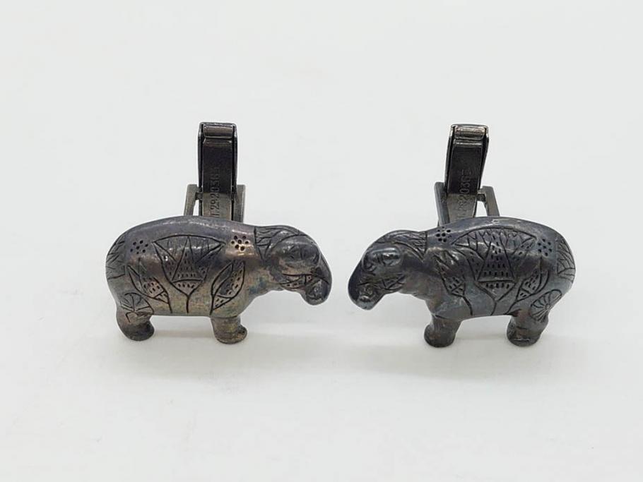 メトロポリタン美術館　MMA　青いカバ　ウィリアム　STERLING　キーホルダー　カフス　ネックレス　アクセサリーなど16点セット(ミュージアムグッズ、エジプト、動物、アニマル、キーリング、ブローチ、ブックマーク)(R-081479)