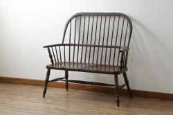 ラフジュ工房オリジナル　異素材の組み合わせがかっこいい雰囲気を醸し出すハイスツール(椅子、イス、板座チェア)(R-059369)