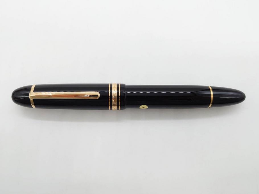 ドイツ　MONTBLANC　モンブラン　マイスターシュテュック　149　14C　585　F　万年筆(MEISTERSTUCK、筆記具、文具、箱付き)(R-075524)