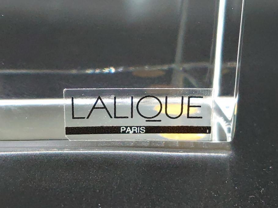 フランス　LALIQUE(ラリック)　クリスタル　跳ね馬　置物(箱なし、ガラス製、オブジェ、インテリア)(R-062827)