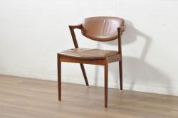 デンマークビンテージ　GETAMA(ゲタマ)　Hans J Wegner(ハンス・J・ウェグナー)　GE290　オーク材　くつろぎの空間を演出するアームチェア(椅子、イス、1P、一人掛けソファ、1人掛けソファ、ヴィンテージ、北欧)(R-062535)
