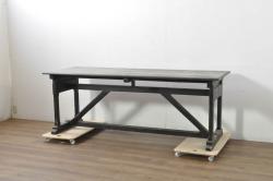 アンティーク家具　明治大正期　工芸家具　希少!梅の彫刻が見事なちゃぶ台(ローテーブル、座卓、折りたたみ)(R-046078)