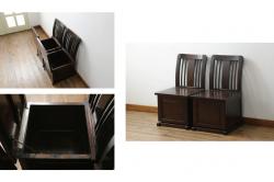 ヴィンテージ家具　イギリスビンテージ　ERCOL(アーコール)　落ちついた色味のウィンザーチェア(ワークチェア、椅子、ウインザーチェア)(2)