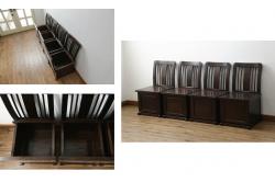 アンティーク家具　明治大正期　樺材　上品なアンティークチェア(椅子)