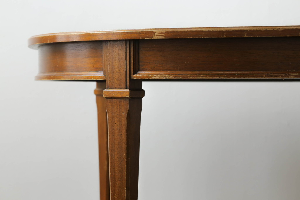 中古　DREXEL HERITAGE(ドレクセルヘリテイジ)　Triune(トライユン)　品のある佇まいが魅力のダイニングテーブル(エクステンションテーブル、食卓、4人掛け、6人掛け、8人掛け)(S-075299)