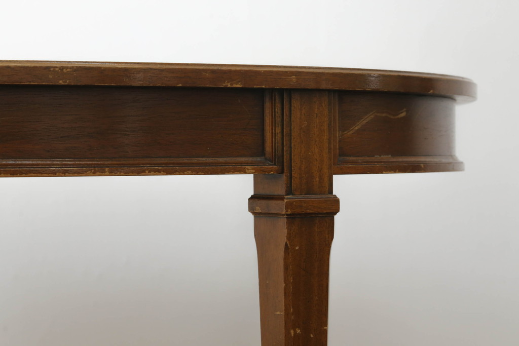 中古　DREXEL HERITAGE(ドレクセルヘリテイジ)　Triune(トライユン)　品のある佇まいが魅力のダイニングテーブル(エクステンションテーブル、食卓、4人掛け、6人掛け、8人掛け)(S-075299)
