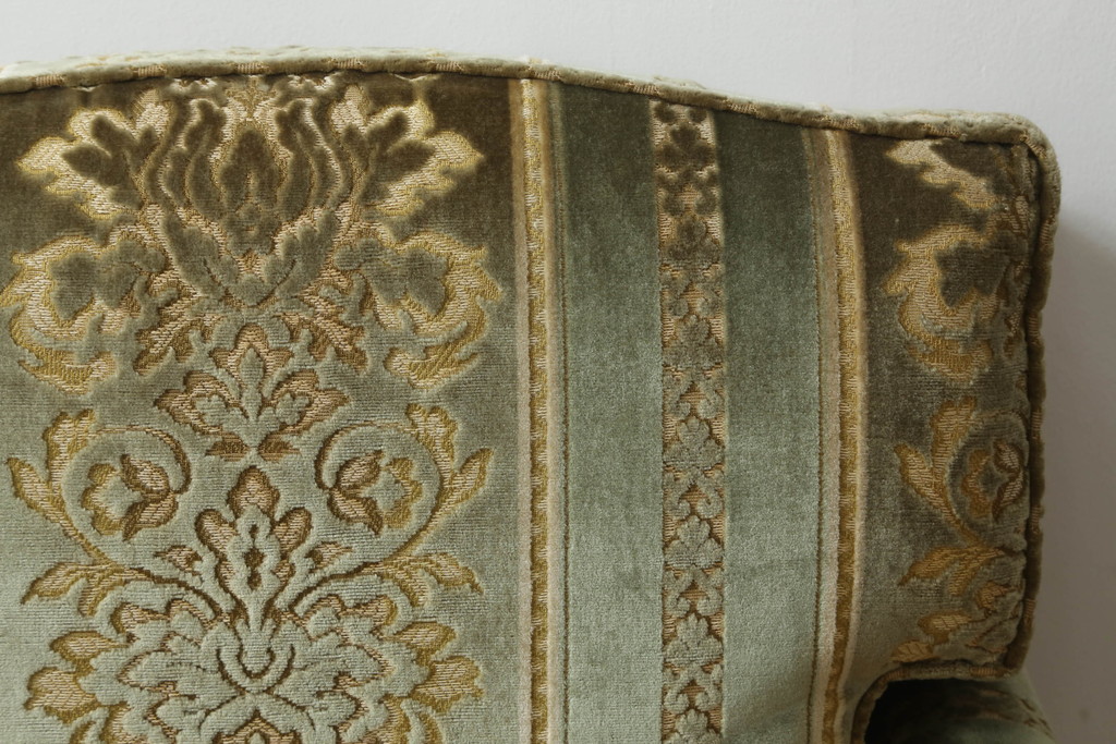 中古　DREXEL HERITAGE(ドレクセルヘリテイジ)　 Upholstery(アップホルスタリー)　クラシカルな佇まいの1人掛けソファ(アームチェア、一人掛け、1P)(R-057071)