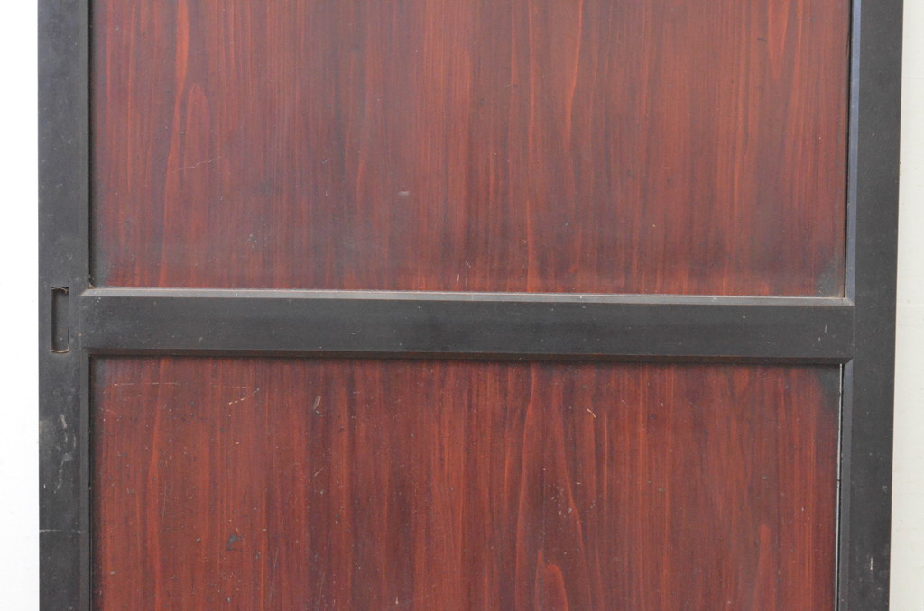 アンティーク建具　上質な和の趣あふれる帯戸1枚(引き戸、板戸)(R-065553)