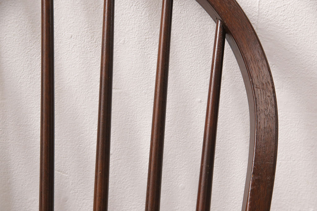 中古　松本民芸家具　美しいシルエットが魅力の#72リーチ型チェア(ダイニングチェア、椅子)(R-049808)