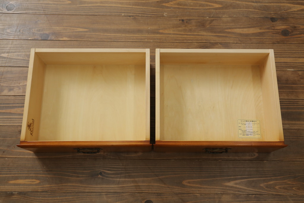 中古　横浜クラシック家具　ダニエル(daniel)　アーリーアメリカンシリーズ　A-211　扉のないデザインがすっきりとした印象の気品漂う本棚(ブックシェルフ、飾り棚、収納棚、オープンラック)(R-074674)