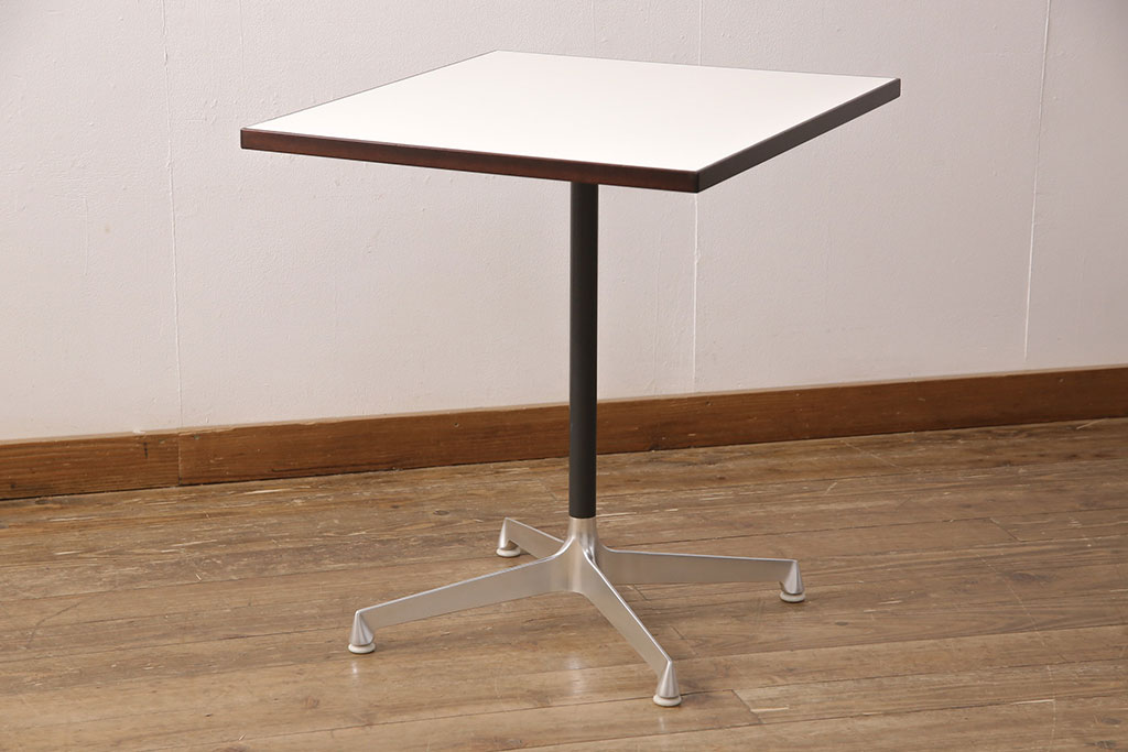 和製ヴィンテージ　ビンテージ家具　天童木工(Tendo)　モダンな佇まいのサイドテーブル(オケージョナルテーブル、コーヒーテーブル、机)(R-051411)