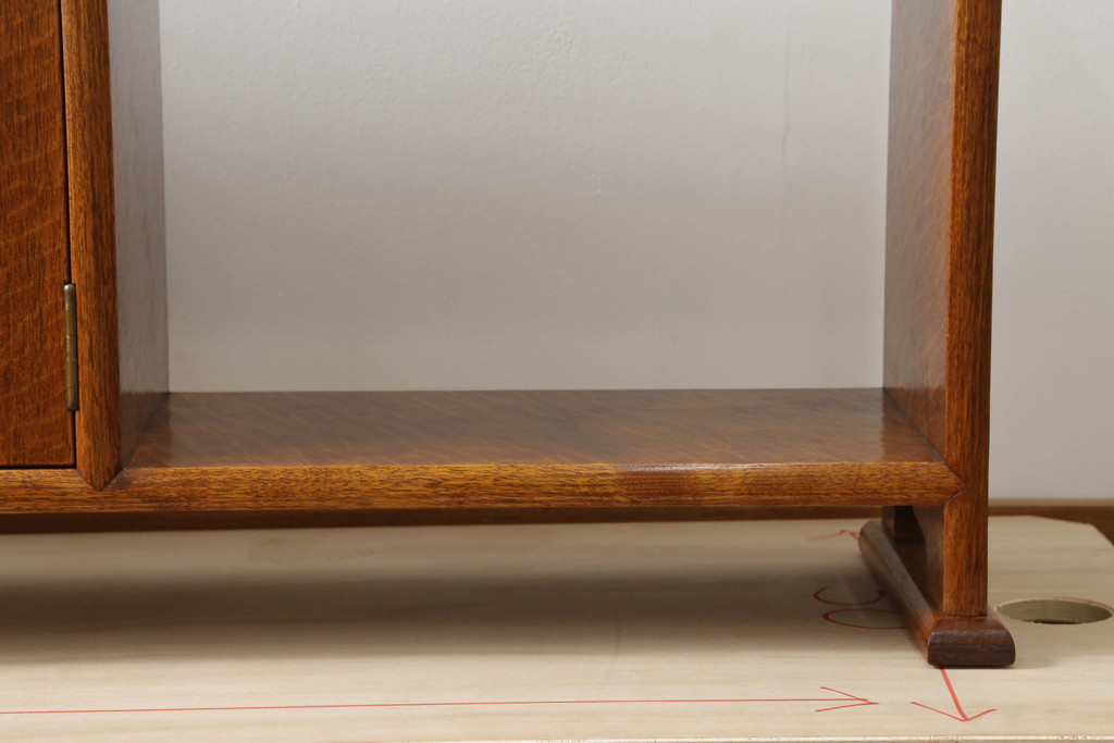 中古 高級品!! 木工作家品 無垢材 李朝デザイン 真鍮金具 漆塗り 中古 高級品!! 木工作家品 無垢材 李朝デザイン 真鍮金具 漆塗り