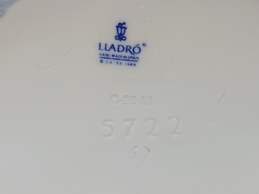 スペイン　リヤドロ　LLADRO　1989　Follow Me(ついていらっしゃい)　白鳥の親子　フィギュリン(箱なし、陶器人形、置物、オブジェ、スワン)(R-062918)