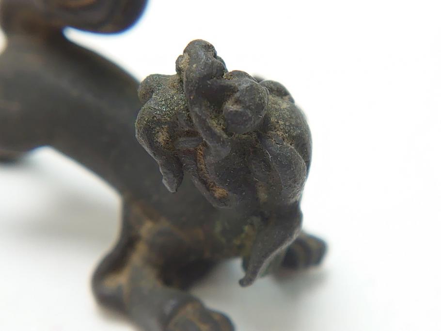 江戸期　古い仏像など5点(置物、オブジェ、古銅、古玩、観音像、チベット像?)(R-062991)