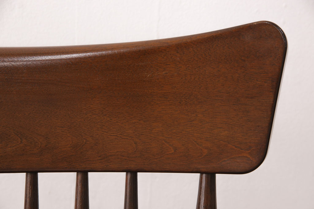 中古　美品　松本民芸家具　304F型　シンプルなデザインが取り入れやすいロッキングチェア(定価約23万円)(アームチェア、揺り椅子)(R-051935)