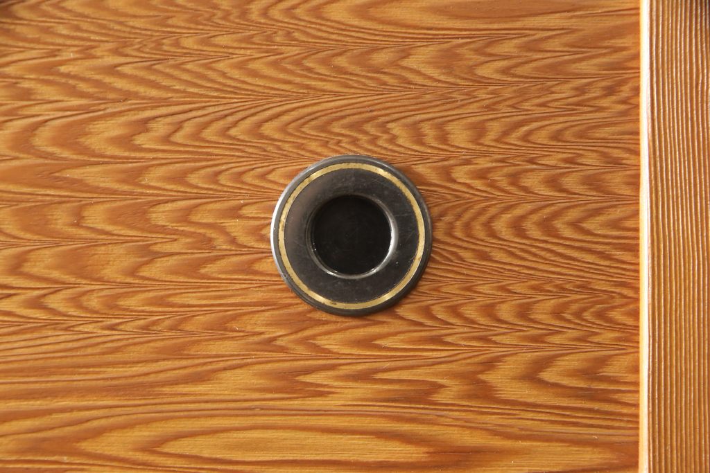 中古　民芸家具　屋久杉を贅沢に使用した木の温もりあふれる重ね箪笥(衣装箪笥、引き出し、チェスト、引き出し10杯)(R-057653)