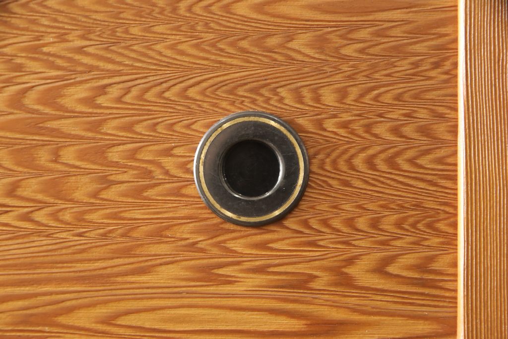 中古　民芸家具　屋久杉を贅沢に使用した木の温もりあふれる重ね箪笥(衣装箪笥、引き出し、チェスト、引き出し10杯)(R-057653)
