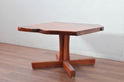 中古　美品　マルニ木工(MARUNI)　地中海シリーズ　シックな色合いが上品なダイニングテーブル150(4人掛け、6人掛け、食卓)(定価約19万円)(R-066602)