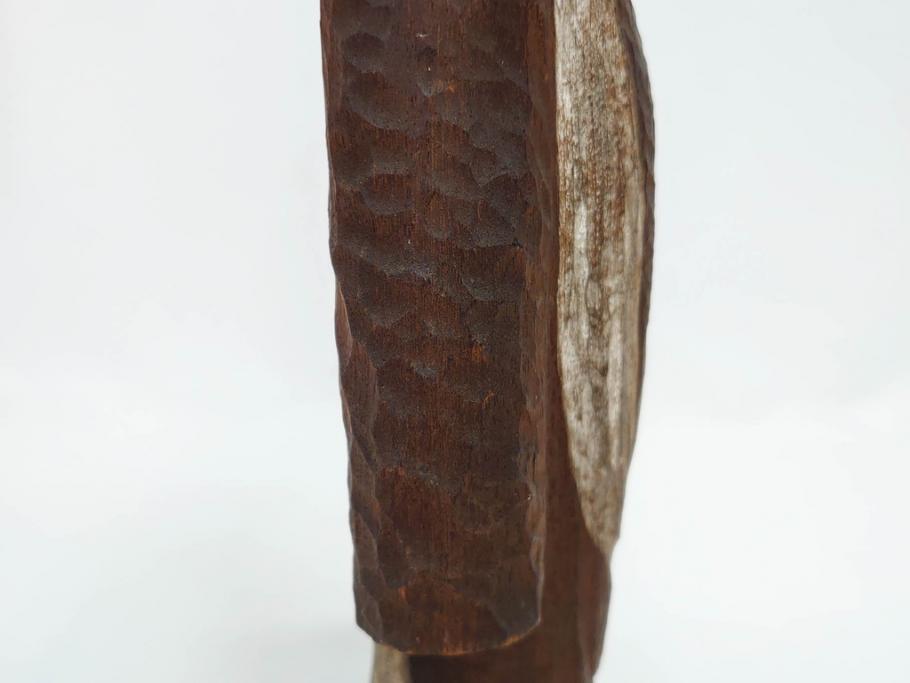 珍品　希少　彫刻家 今戸精司作　天平美人　高さ 約36.5cm　嫋やかな佇まいの木彫人形(女性像、木製、彫刻、オブジェ、置物)(R-081671)　