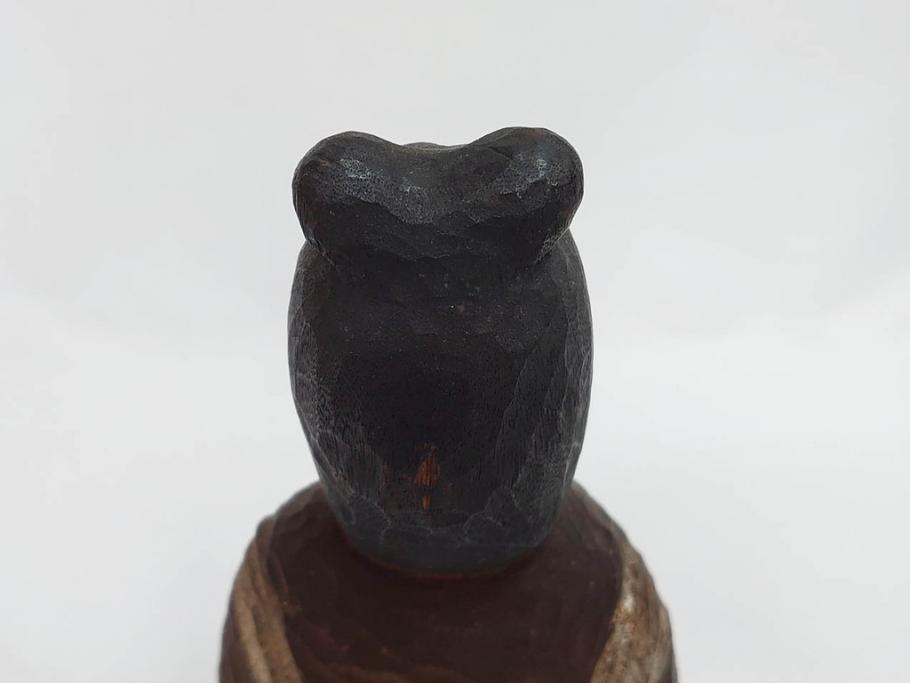珍品　希少　彫刻家 今戸精司作　天平美人　高さ 約36.5cm　嫋やかな佇まいの木彫人形(女性像、木製、彫刻、オブジェ、置物)(R-081671)　