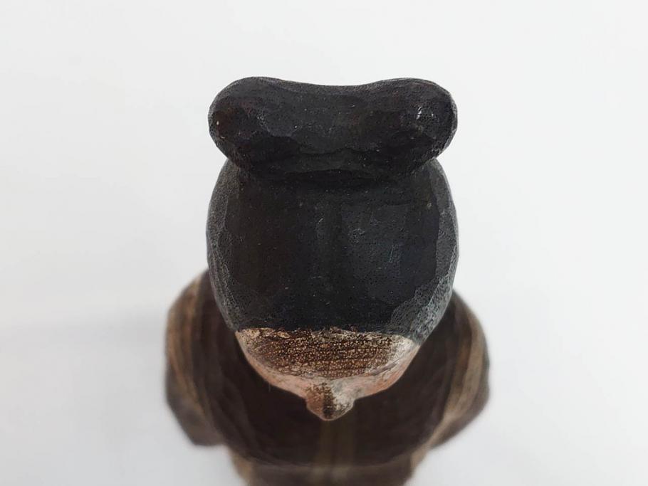 珍品　希少　彫刻家 今戸精司作　天平美人　高さ 約36.5cm　嫋やかな佇まいの木彫人形(女性像、木製、彫刻、オブジェ、置物)(R-081671)　