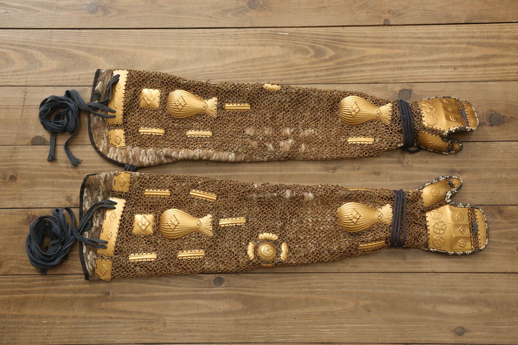 全長170cm　荘厳で迫力に満ちた等身鎧(兜、甲冑、鎧立て、箱付き、五月人形、子供の日、端午の節句、武者人形、家紋、丸に沢瀉)(R-061341)