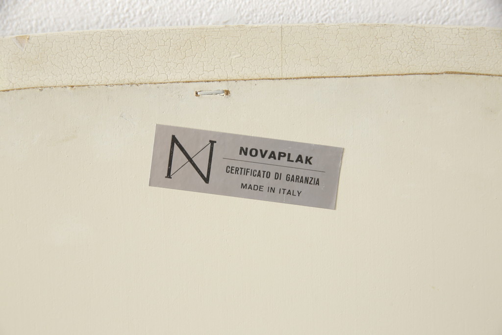 中古　イタリア高級家具　ノバパルク(NOVAPLAK)　ロココ調の装飾が美しい!エレガントな空間作りに活躍する大きなサイズのミラー(定価約80万円)(鏡)(R-051848)