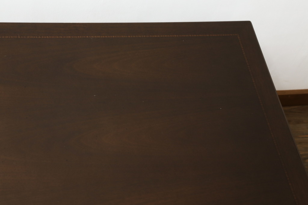 中古　カリモク家具(karimoku)　domani(ドマーニ)　PROCEED(プロシード)シリーズ　シックな色味とスタイリッシュなデザインが魅力的なダイニングテーブル(食卓、4人掛け、6人掛け)(R-075294)