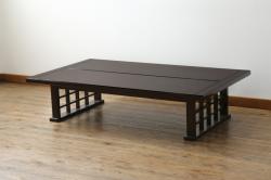中古　モリシゲ(森繁)　和モダンな雰囲気づくりにおすすめな座卓(リビングテーブル、ローテーブル、センターテーブル)(R-075709)