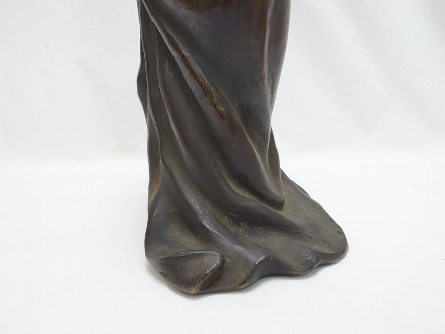 銅製　達磨大師　立像(銅像)(R-063184)